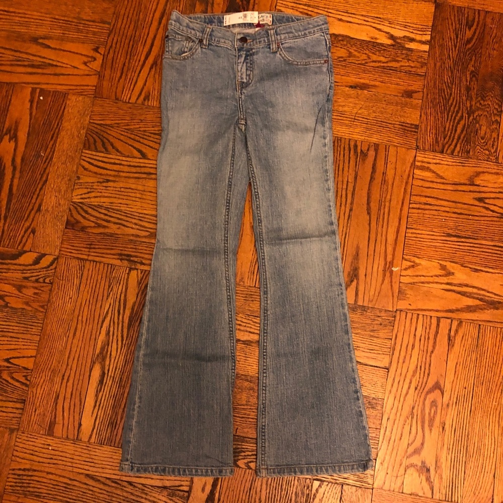 ❗️MAKE OFFER❗️ light blue flare stretch jeans